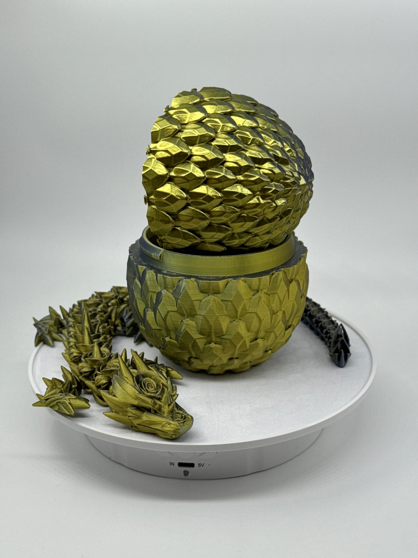 Rose Dragon + Dragonscale Egg (Small)