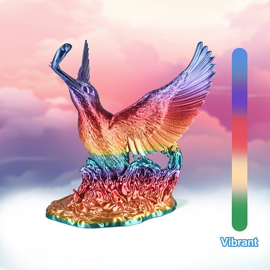 ERYONE Silk Rainbow PLA 1KG 1.75mm 3D Filament - Vibrant