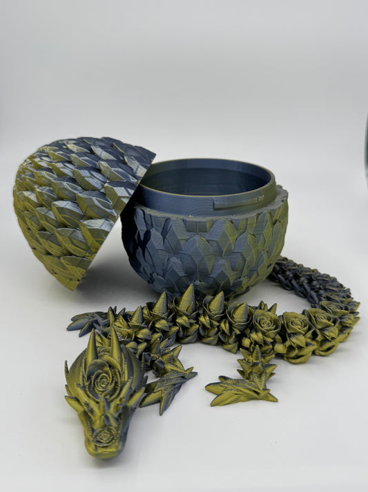 Rose Dragon + Dragonscale Egg (Small)