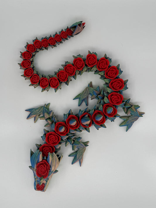 Rose Dragon Large (Full Color)